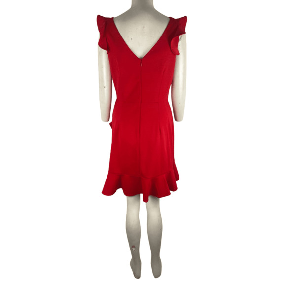 Donna Morgan women's red sleeveless midi dress size 6 - Picture 2 of 2